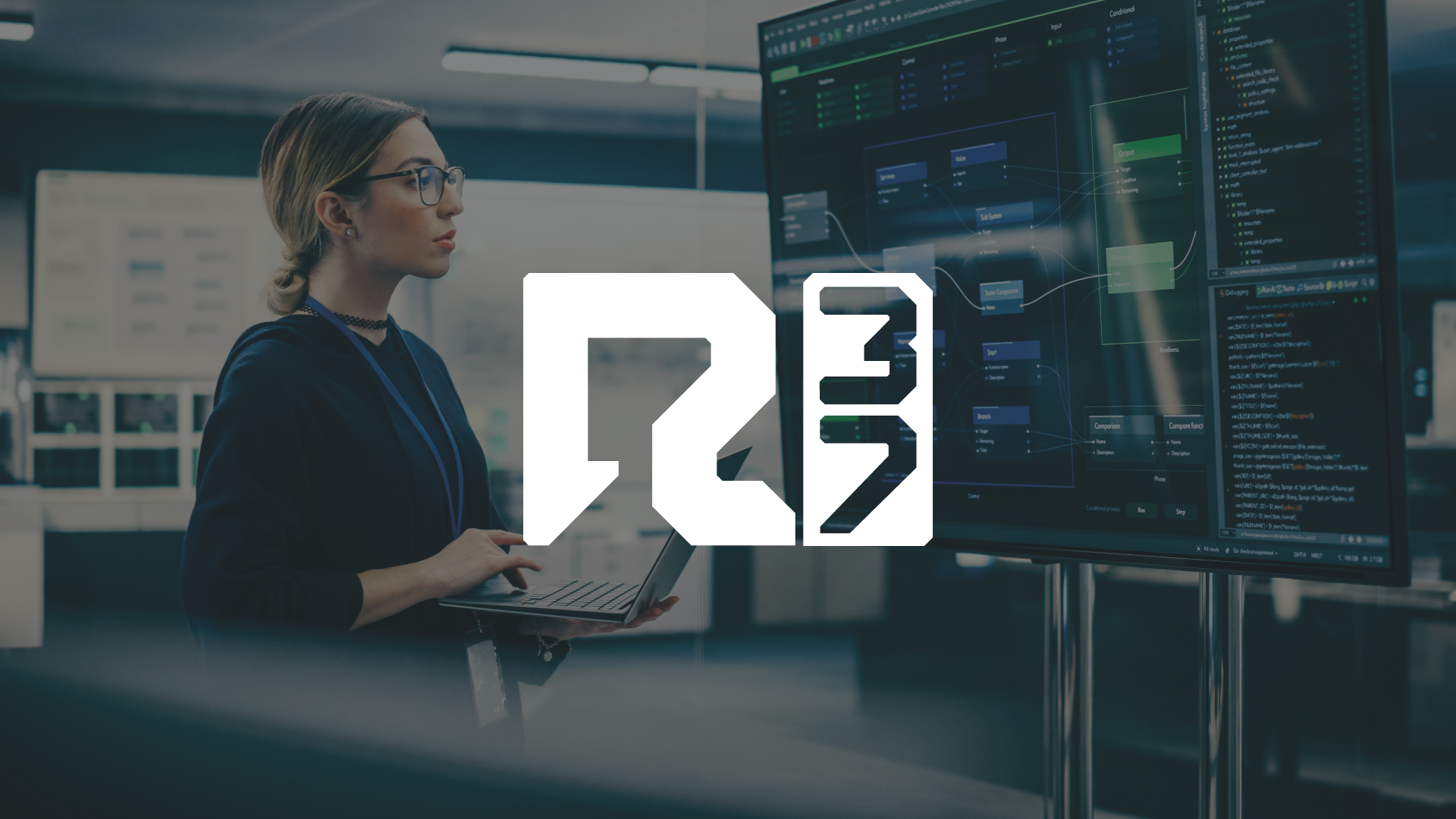 R37 logo overlay