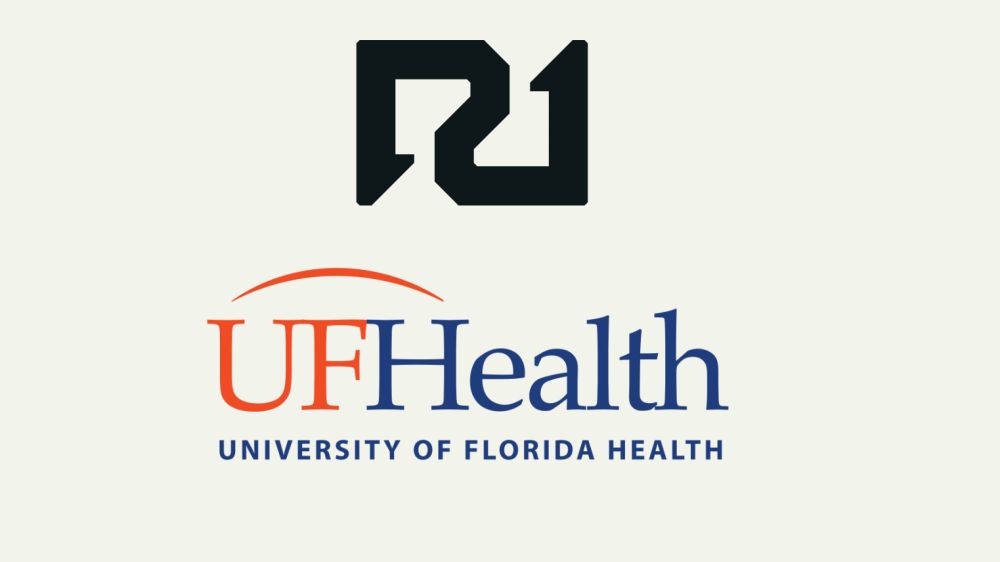 UF health+R1 logo lockup