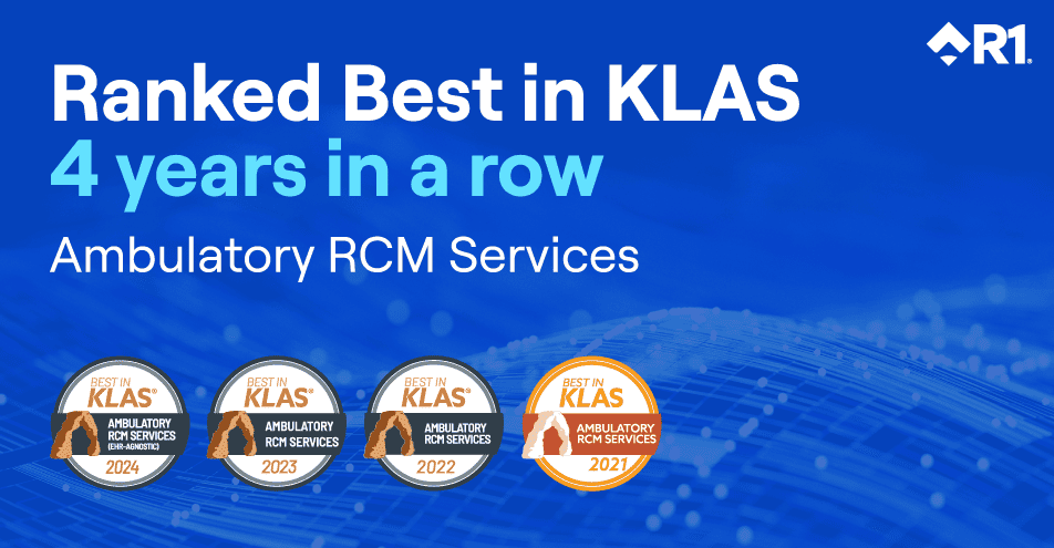 #1 in KLAS for Ambulatory RCM Services